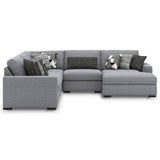 Bealton Salt and Pepper 5-Piece Sectional with Chaise (Online Special Price) - Ornate Home