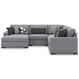 Bealton Salt and Pepper 5-Piece Sectional with Chaise - Ornate Home