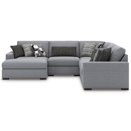 Bealton Salt and Pepper 5-Piece Sectional with Chaise - Ornate Home