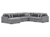 Bealton Salt and Pepper 6-Piece Sectional with Chaise (Online Special Price) - Ornate Home