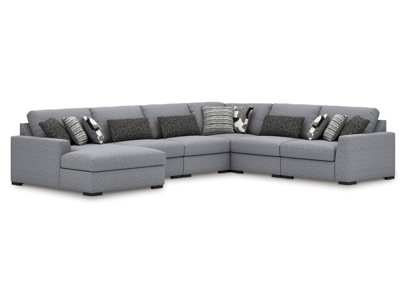 Bealton Salt and Pepper 6-Piece Sectional with Chaise (Online Special Price) - Ornate Home