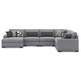 Bealton Salt and Pepper 6-Piece Sectional with Chaise (Online Special Price) - Ornate Home