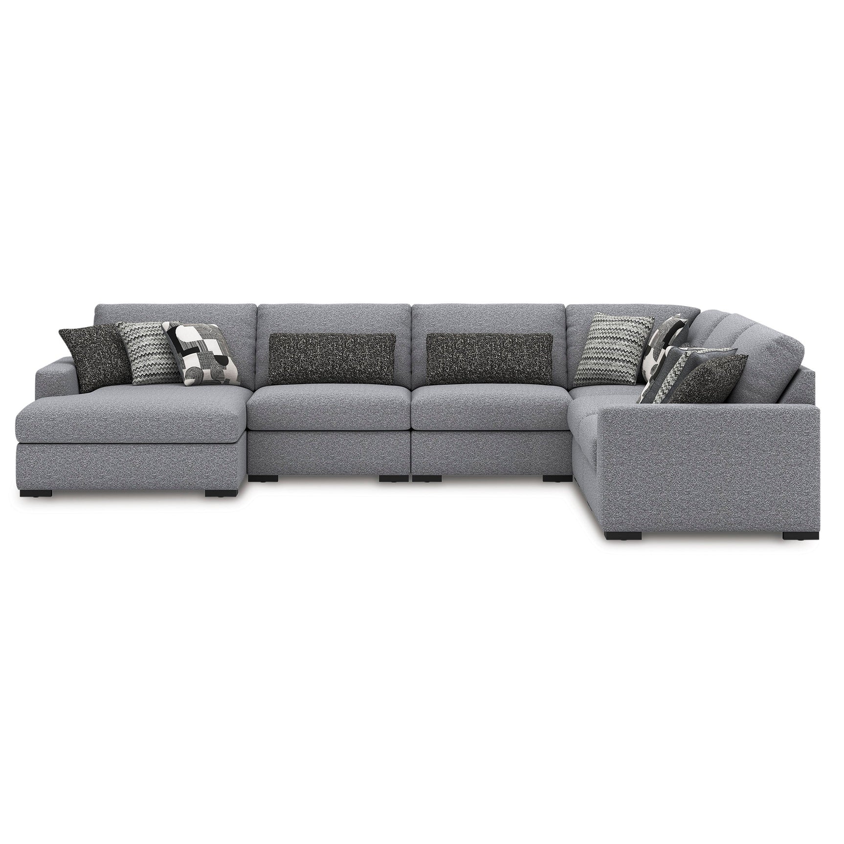 Bealton Salt and Pepper 6-Piece Sectional with Chaise (Online Special Price) - Ornate Home