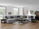Bealton Salt and Pepper 6-Piece Sectional with Chaise (Online Special Price) - Ornate Home