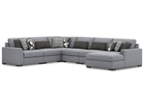 Bealton Salt and Pepper 6-Piece Sectional with Chaise (Online Special Price) - Ornate Home