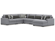 Bealton Salt and Pepper 6-Piece Sectional with Chaise (Online Special Price) - Ornate Home