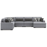 Bealton Salt and Pepper 6-Piece Sectional with Chaise (Online Special Price) - Ornate Home