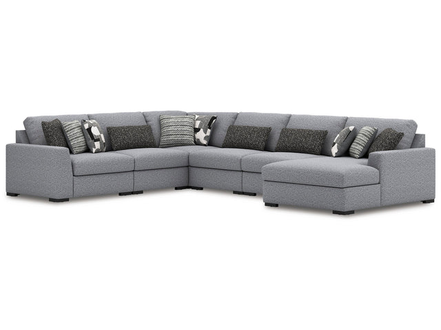 Bealton Salt and Pepper 6-Piece Sectional with Chaise - Ornate Home