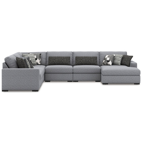 Bealton Salt and Pepper 6-Piece Sectional with Chaise - Ornate Home
