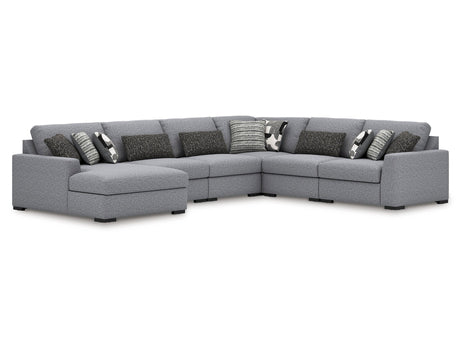Bealton Salt and Pepper 6-Piece Sectional with Chaise - Ornate Home