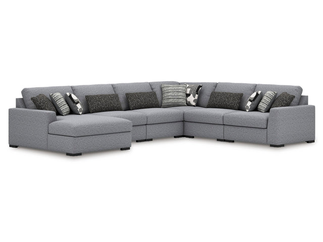 Bealton Salt and Pepper 6-Piece Sectional with Chaise - Ornate Home