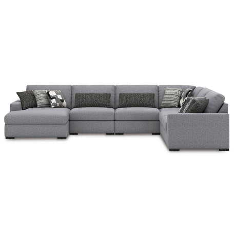 Bealton Salt and Pepper 6-Piece Sectional with Chaise - Ornate Home