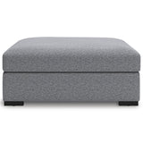 Bealton Salt and Pepper Oversized Accent Ottoman (Online Special Price) - Ornate Home