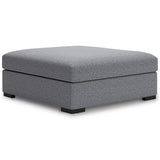 Bealton Salt and Pepper Oversized Accent Ottoman (Online Special Price) - Ornate Home