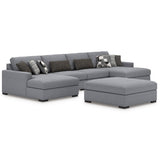 Bealton Salt and Pepper Oversized Accent Ottoman (Online Special Price) - Ornate Home