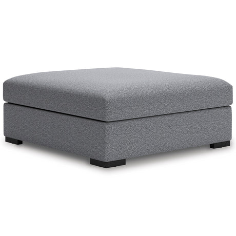 Bealton Salt and Pepper Oversized Accent Ottoman - Ornate Home