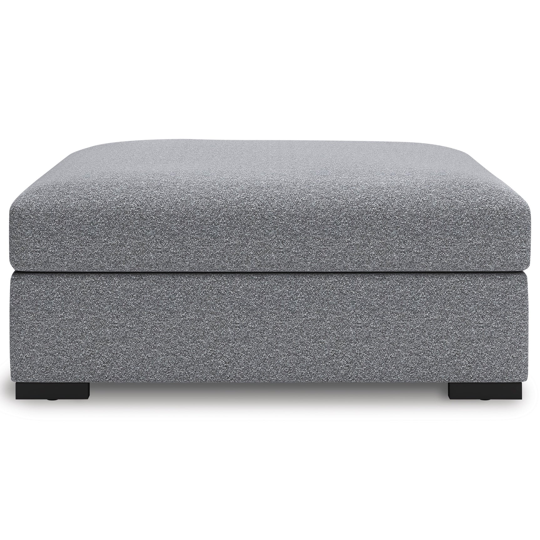 Bealton Salt and Pepper Oversized Accent Ottoman - Ornate Home