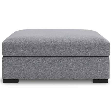 Bealton Salt and Pepper Oversized Accent Ottoman - Ornate Home