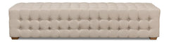 Beam Beige Bench Tufted Linen - Ornate Home