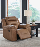 Beaman Peak Toffee Recliner - Ornate Home