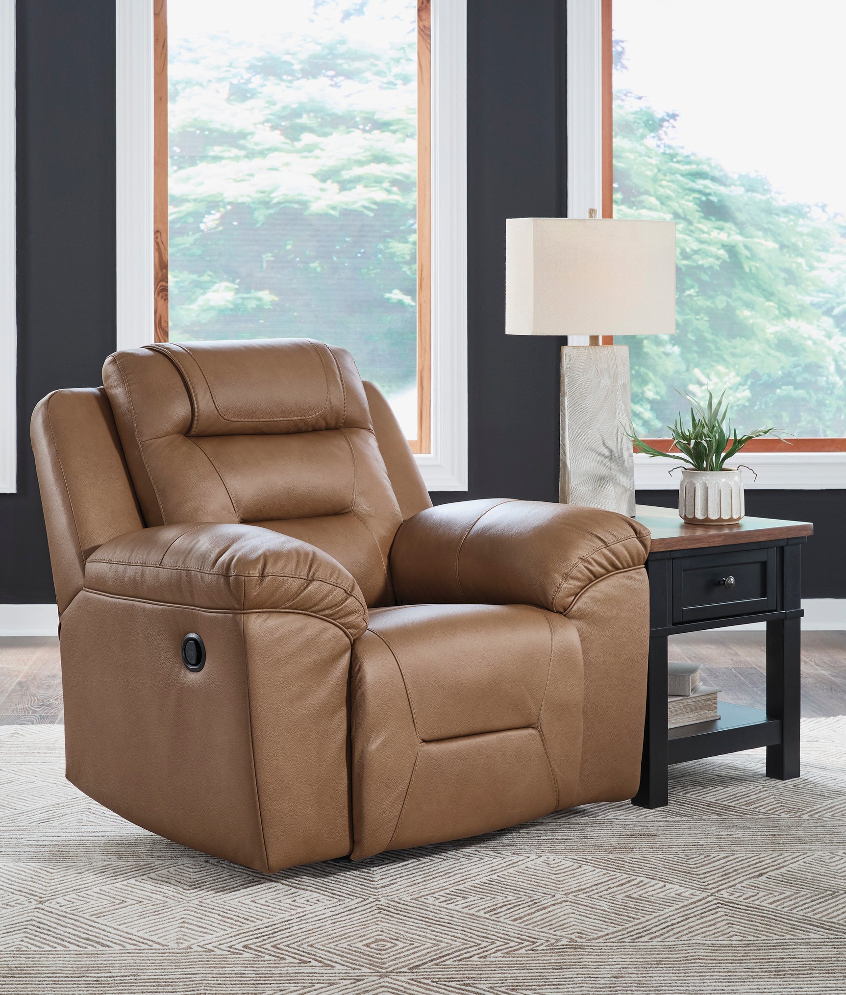 Beaman Peak Toffee Reclining Living Room Set - Ornate Home