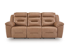 Beaman Peak Toffee Reclining Living Room Set - Ornate Home