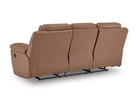 Beaman Peak Toffee Reclining Living Room Set - Ornate Home