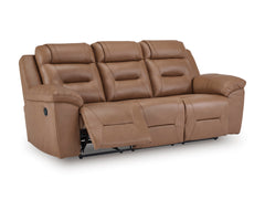 Beaman Peak Toffee Reclining Sofa - Ornate Home