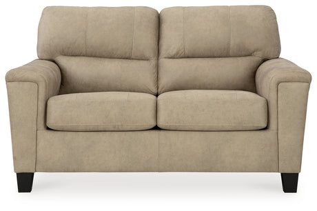 Beamer Sand Loveseat - Ornate Home