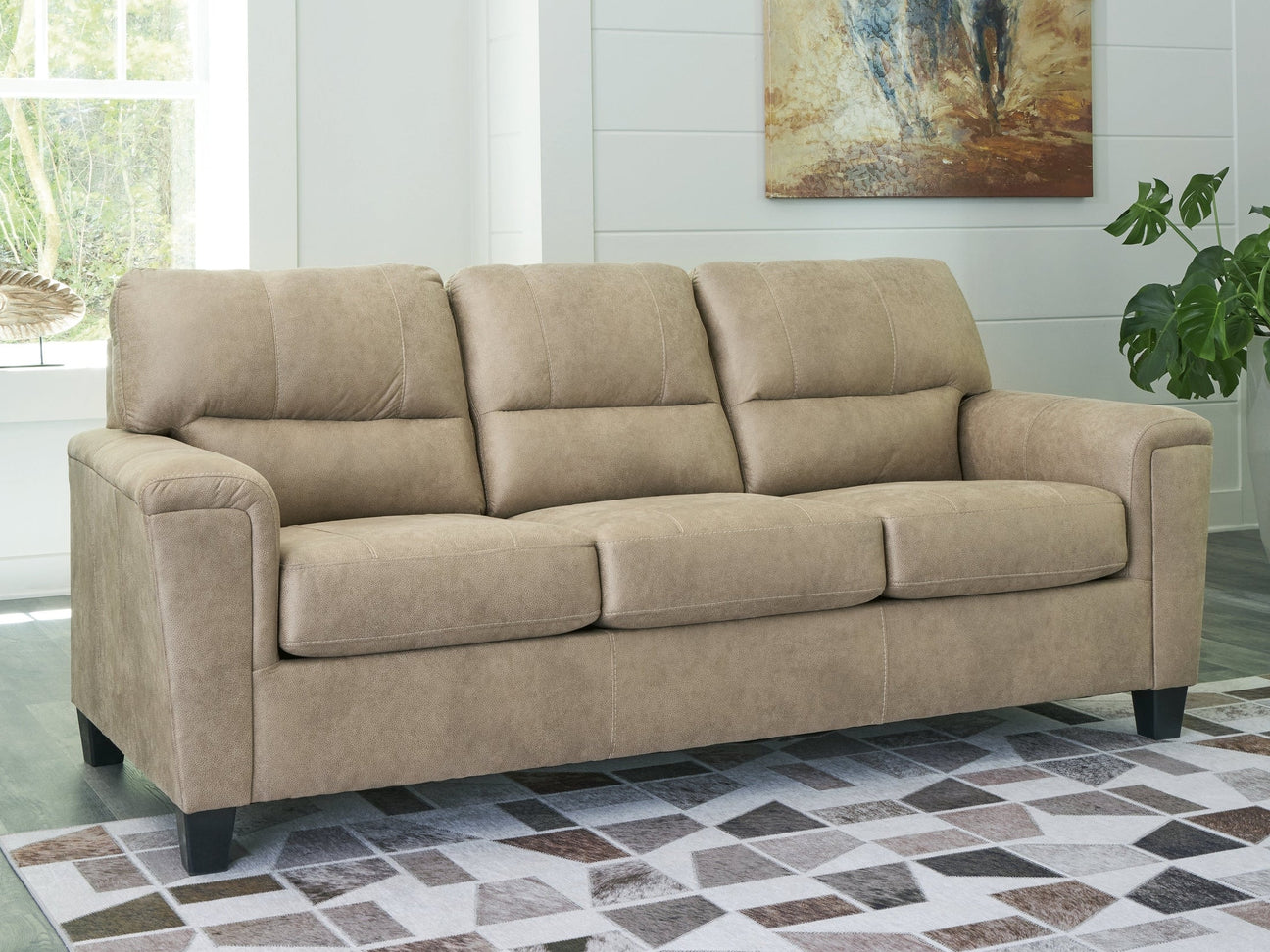 Beamer Sand Sofa (Online Special Price) - Ornate Home