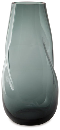 Beamund Teal Blue Vase (13.25"H) (Set of 2) - Ornate Home