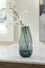 Beamund Teal Blue Vase (Online Special Price) - Ornate Home