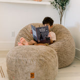 Bean Bag - Full - Faux Fur - Ornate Home