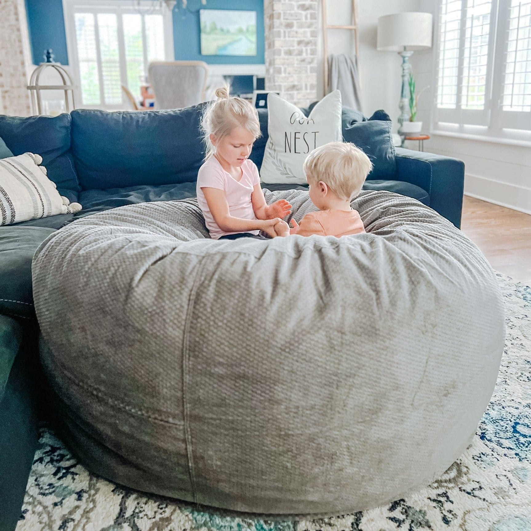 Bean Bag - King - Chenille - Ornate Home