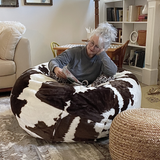 Bean Bag - King - Faux Fur - Ornate Home