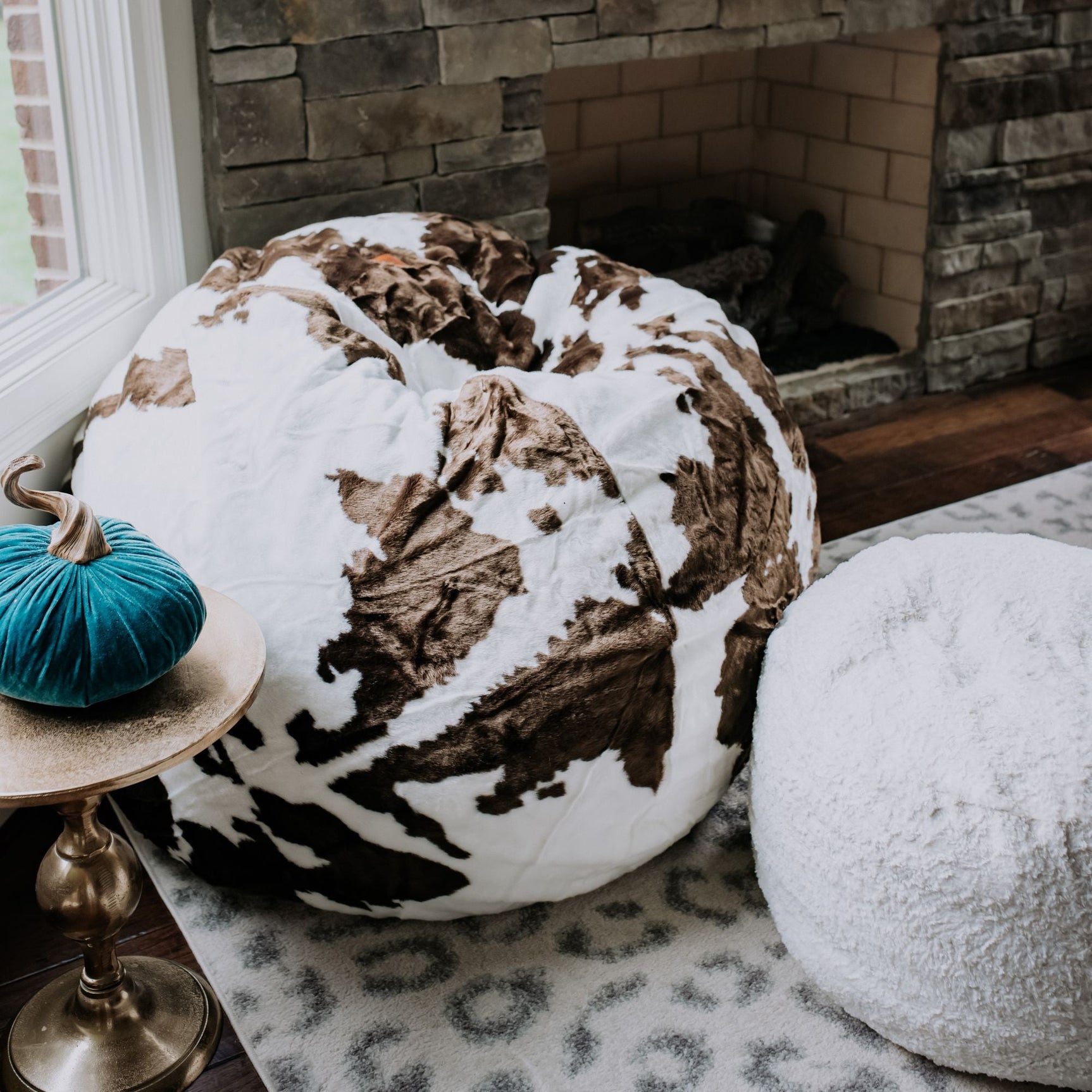 Bean Bag - King - Faux Fur - Ornate Home