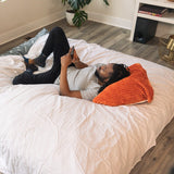 Bean Bag - King -  Faux Leather - Ornate Home