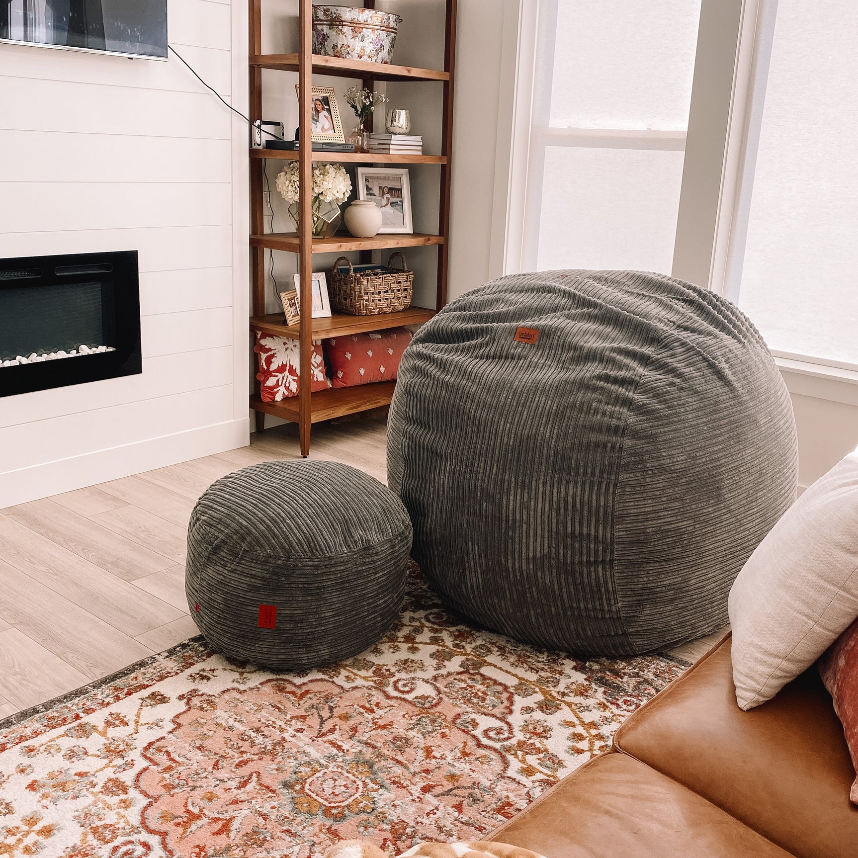 Bean Bag - King - Terry Corduroy - Ornate Home