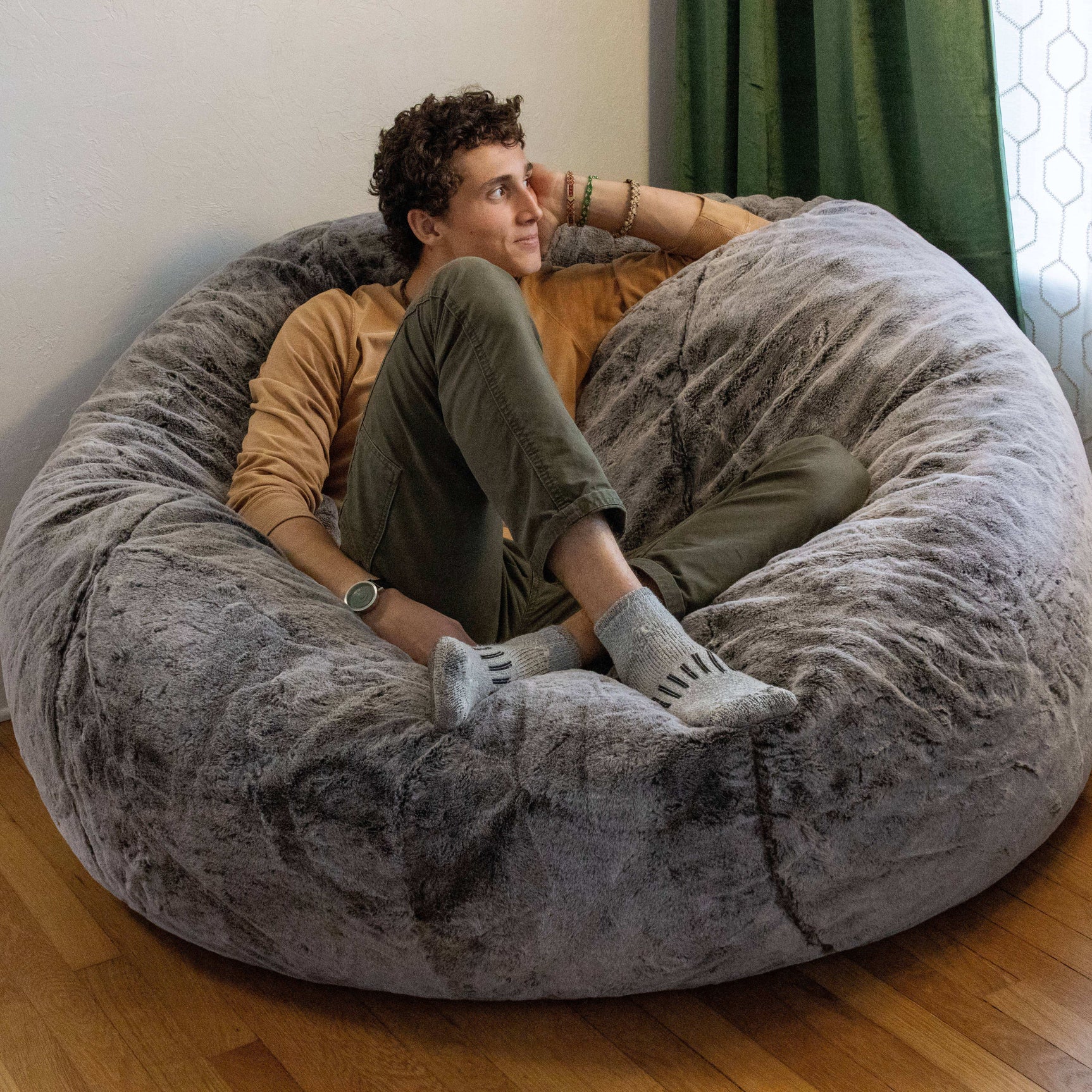 Bean Bag - Queen - Chinchilla - Ornate Home