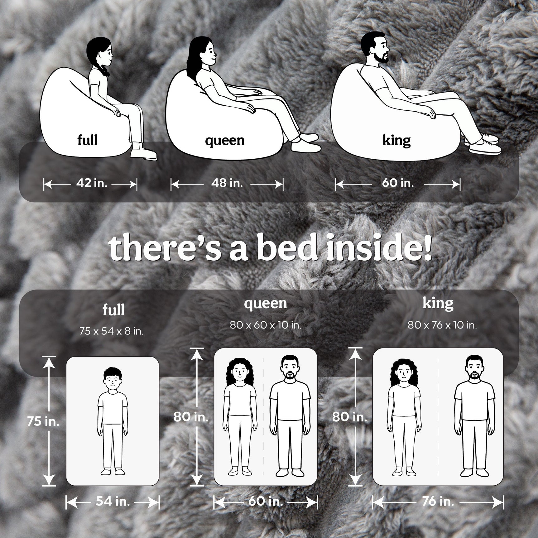 Bean Bag - Queen - Cloud - Ornate Home
