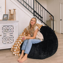 Bean Bag - Queen - Faux Fur - Ornate Home
