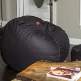 Bean Bag - Queen - Faux Leather - Ornate Home