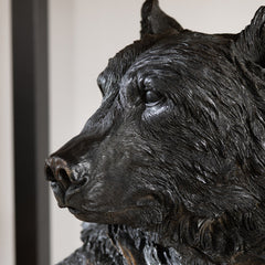 Bear Brown Springs Statue (Set of 2) - Ornate Home
