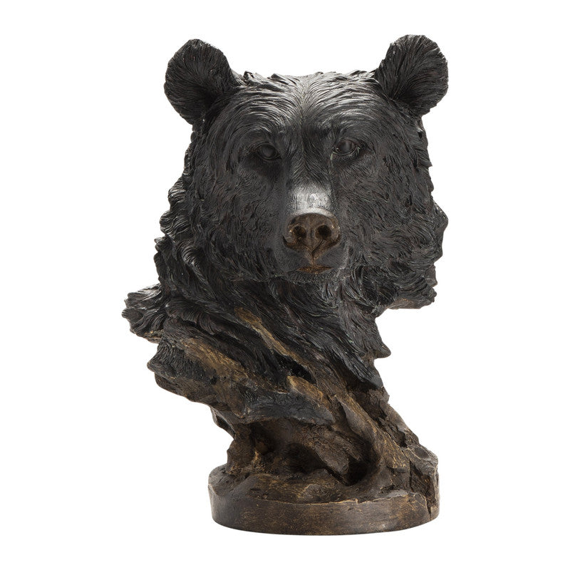 Bear Brown Springs Statue (Set of 2) - Ornate Home