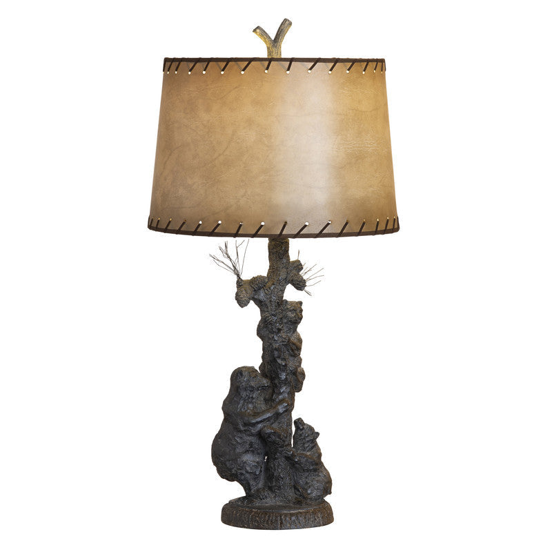 Bear Family Brown Table Lamp (Set of 2) - Ornate Home