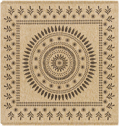 Beata Round Faux Jute Outdoor Rug - Clearance - Ornate Home