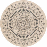 Beata Round Faux Jute Outdoor Rug - Clearance - Ornate Home