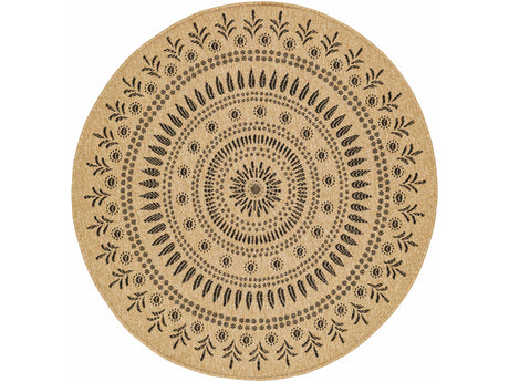 Beata Round Faux Jute Rug - Ornate Home