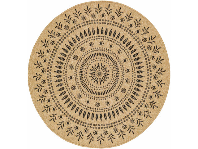 Beata Round Faux Jute Rug - Ornate Home