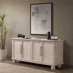 Beau Beige 4 Door Buffet - Ornate Home